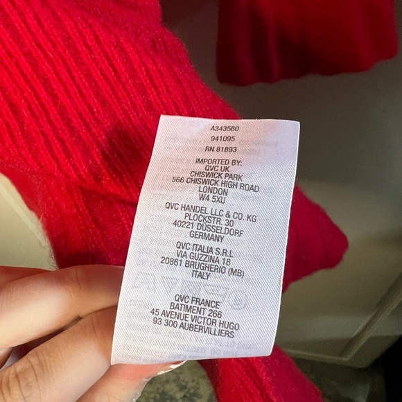 Isaac Mizrahi 100% Cashmere Tiered Sleeve Sweater - Picture 10 of 14